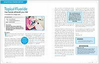 Topical Fluoride - Dear Doctor Magazine